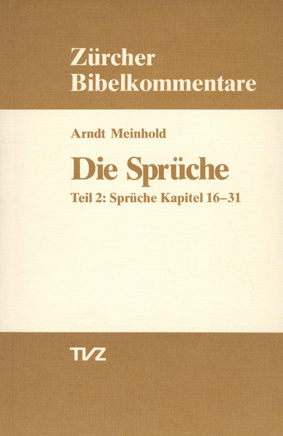 Cover Sprüche 16–31
