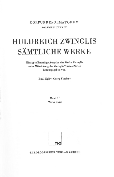 Cover von Werke 1523