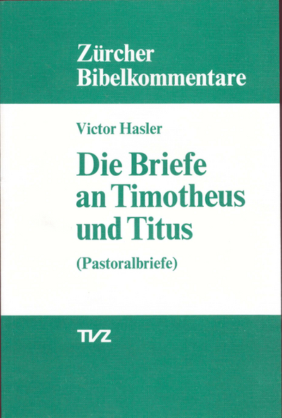 Cover Die Briefe an Timotheus und Titus