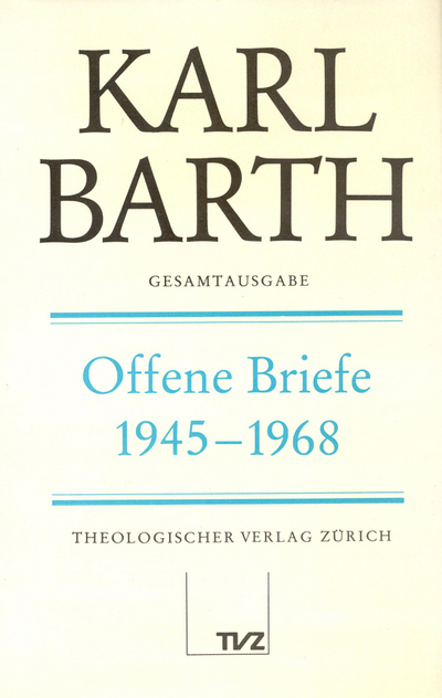Cover Offene Briefe 1945–1968