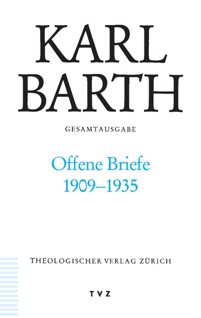 Cover Offene Briefe 1909–1935