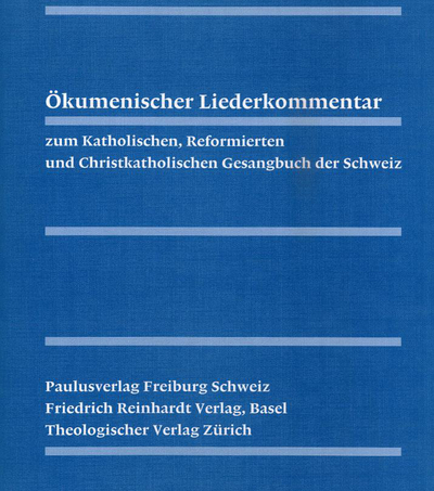 Cover Ökumenischer Liederkommentar: 4. Lieferung