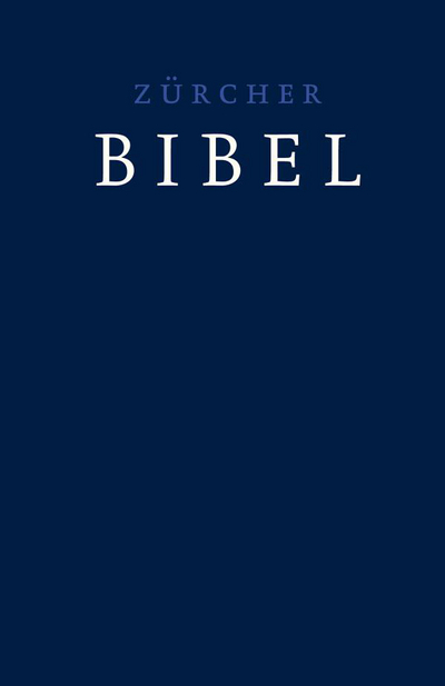 Cover Zürcher Bibel – Leinen dunkelblau