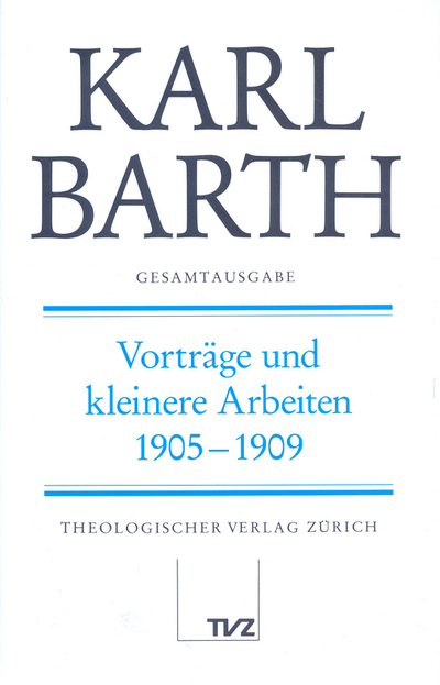 Cover Vorträge und kleinere Arbeiten 1905–1909