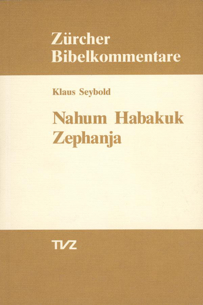 Cover zu Nahum, Habakuk, Zephanja