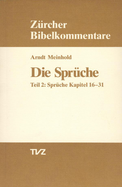 Cover zu Sprüche 16–31