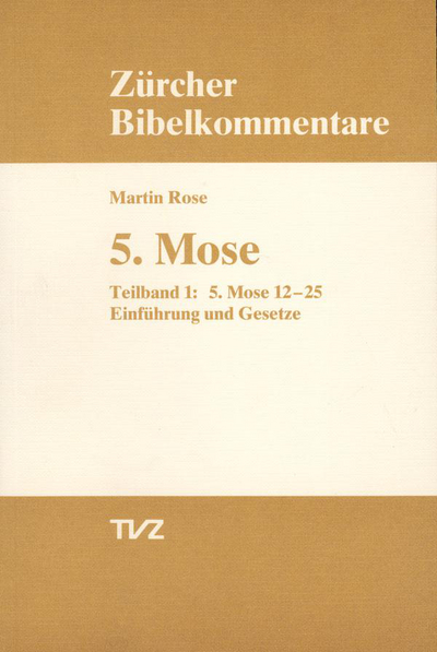 Cover zu 5. Mose Deuteronomium