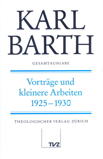 Cover von Vorträge und kleinere Arbeiten 1925–1930