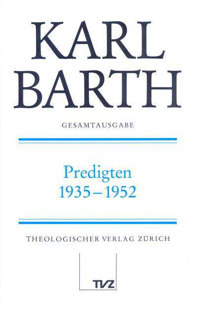 Cover Predigten 1935–1952
