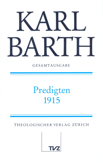 Cover zu Predigten 1915