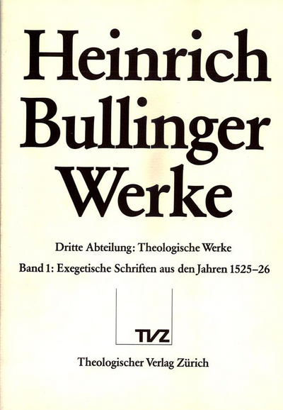 Cover von Exegetische Schriften aus den Jahren 1525–1526