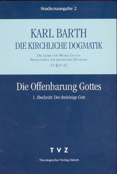 Cover 2: I.1 § 8–12: Die Offenbarung Gottes