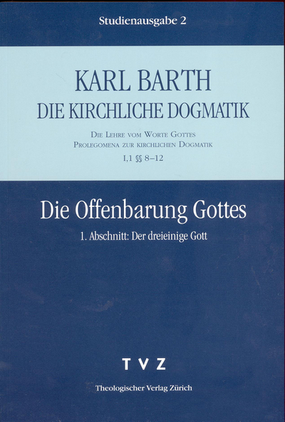 Cover zu 2: I.1 § 8–12: Die Offenbarung Gottes