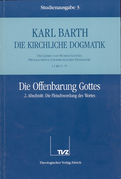 Cover von 3: I.2 § 13–15: Die Offenbarung Gottes