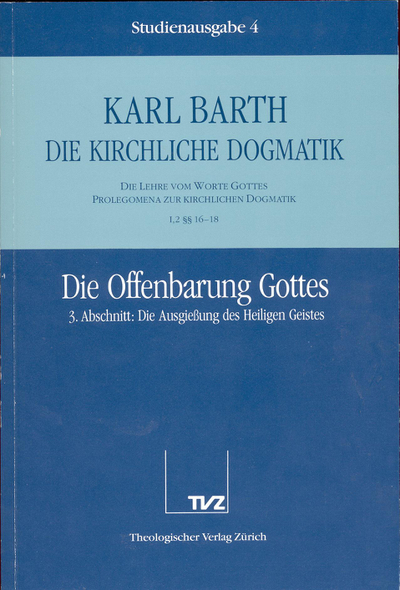 Cover von 4: I.2 § 16–18: Die Offenbarung Gottes