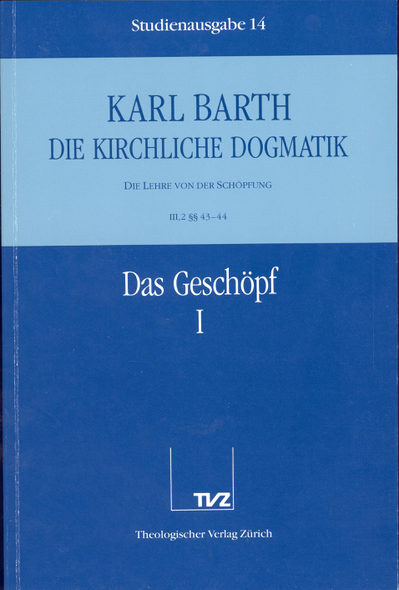 Cover 14: III.2 § 43–44: Das Geschöpf