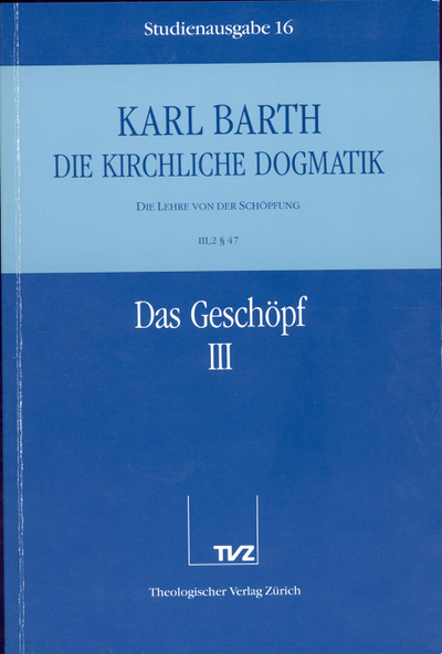 Cover zu 16: III.2 § 47: Das Geschöpf