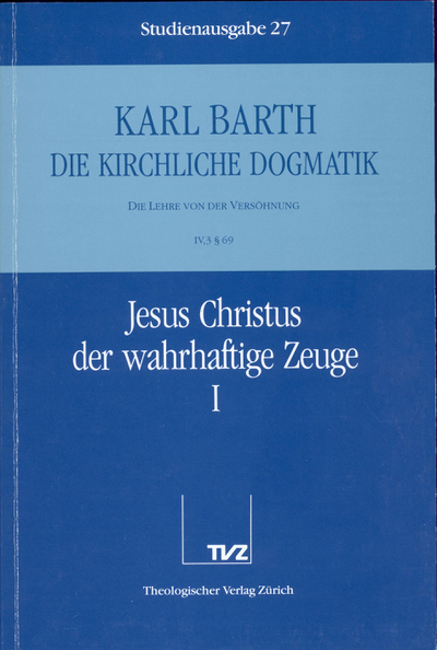 Cover 27: IV.3 § 69: Jesus Christus der wahrhaftige Zeuge