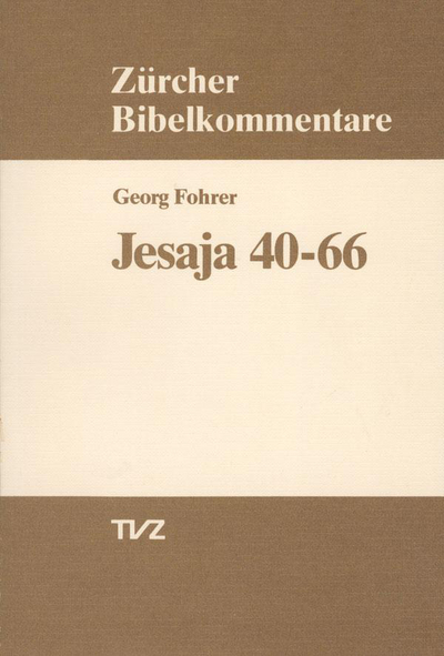 Cover Jesaja 40–66