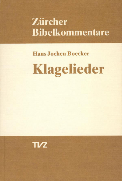 Cover von Klagelieder