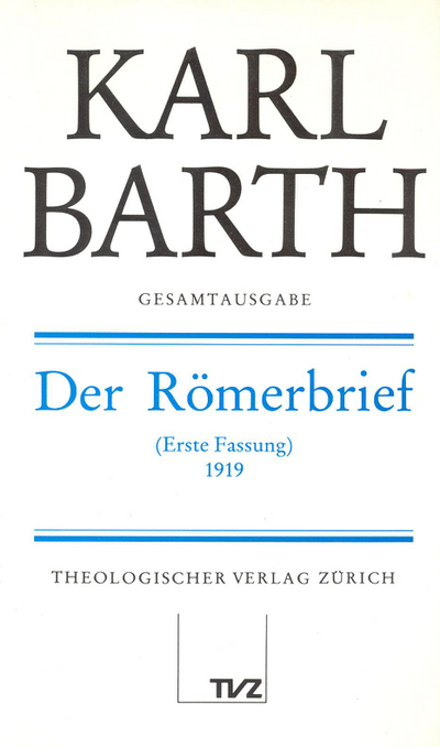 Cover Der Römerbrief 1919