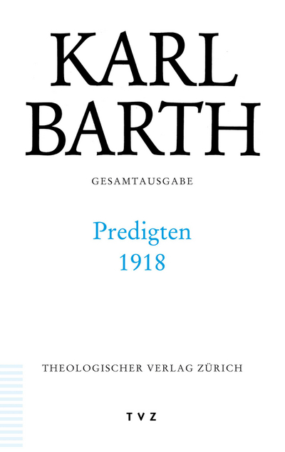 Cover zu Predigten 1918