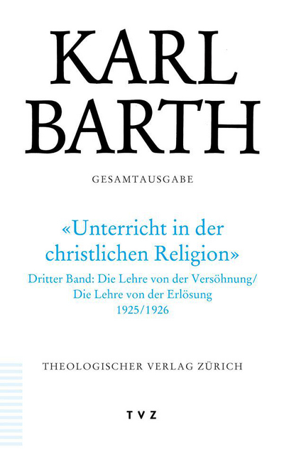 Cover «Unterricht in der christlichen Religion»