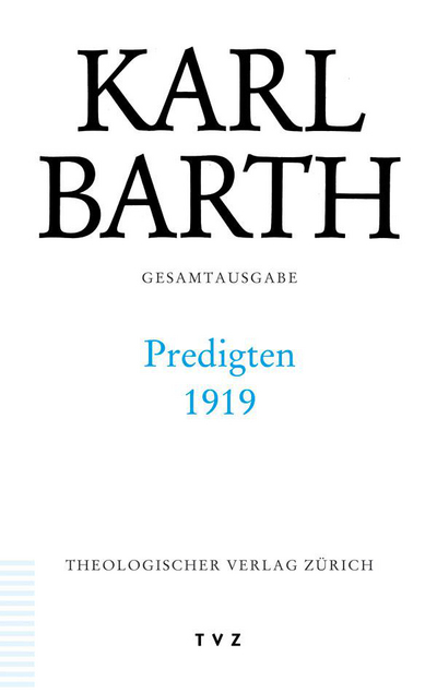 Cover zu Predigten 1919