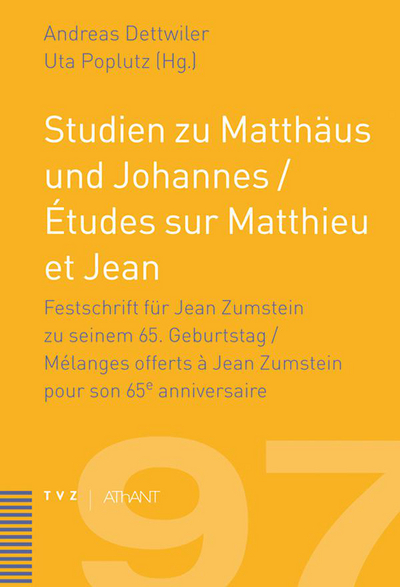 Cover zu Studien zu Matthäus und Johannes / Études sur Matthieu et Jean