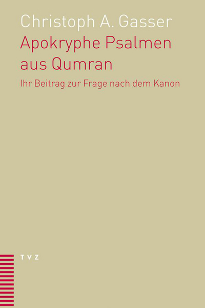 Cover von Apokryphe Psalmen aus Qumran