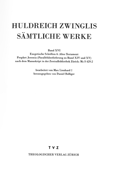 Cover von Exegetische Schriften