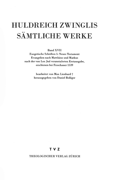 Cover von Exegetische Schriften