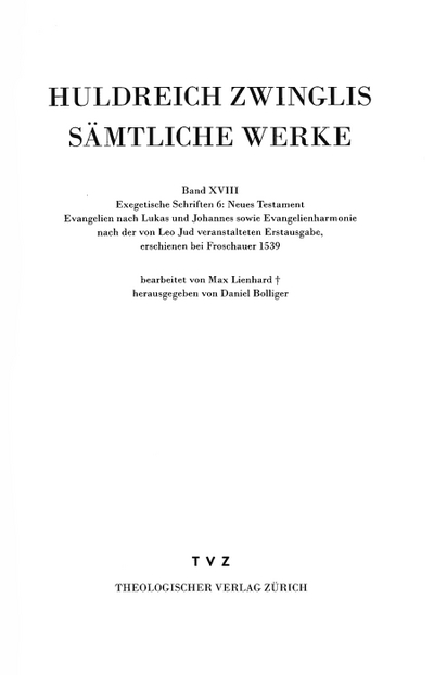 Cover zu Exegetische Schriften