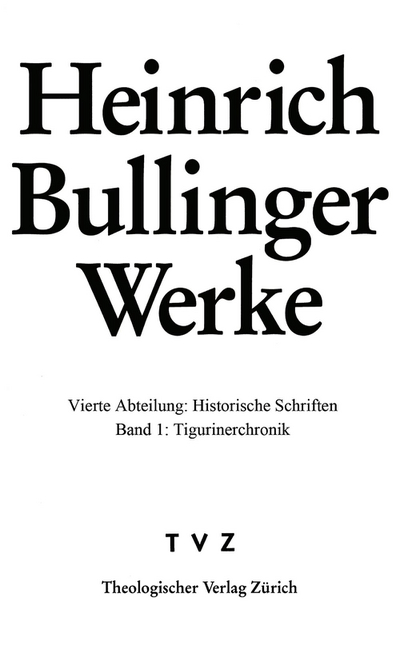 Cover Tigurinerchronik