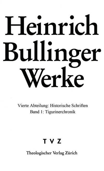 Cover zu Tigurinerchronik