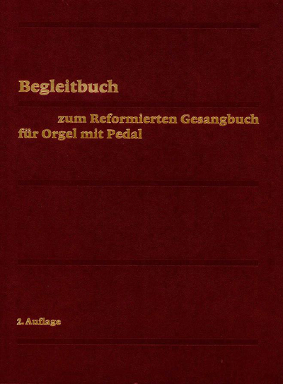 Cover Begleitbuch für Orgel mit Pedal