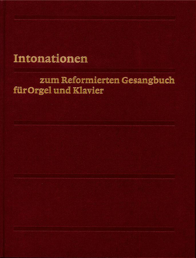 Cover zu Intonationen für Orgel und Klavier