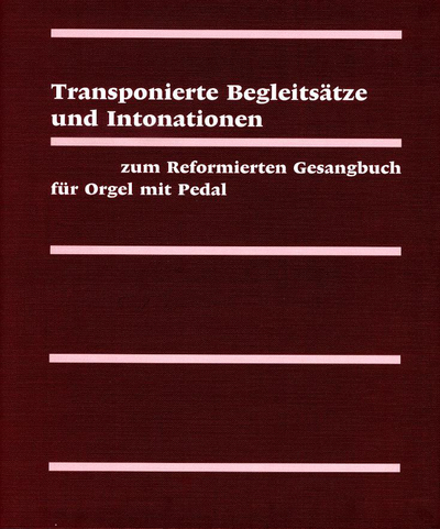 Cover zu Transpositionen für Orgel und Klavier