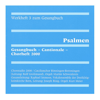 Cover zu Werkheft 3 nur CD: Die Psalmen