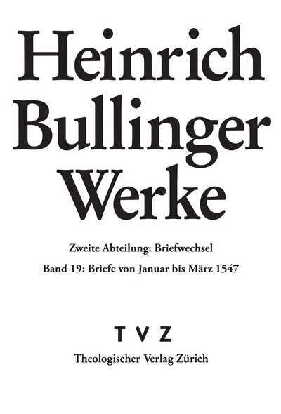 Cover von Briefe von Januar bis März 1547