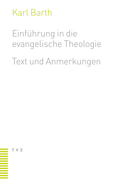 Cover Einführung in die evangelische Theologie