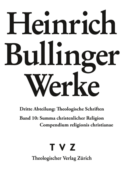 Cover Summa christenlicher Religion