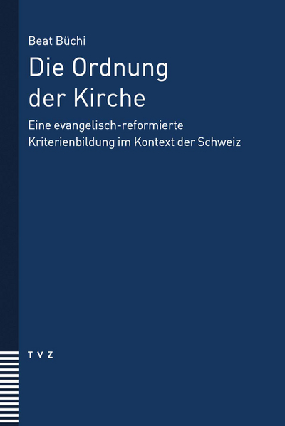 Cover Die Ordnung der Kirche