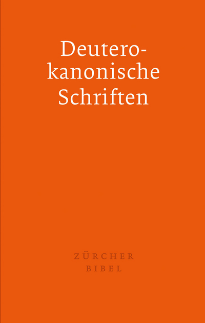Cover Zürcher Bibel - Separata Deuterokanonische Schriften